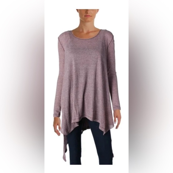 Free People Long Sleeve Asymmetrical Top - Picture 1 of 3